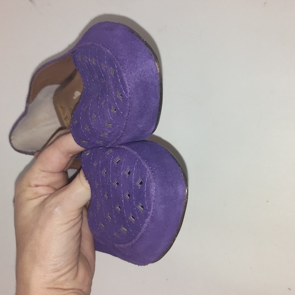 DV by Dolce Vita Purple Suede Lake Flats Size 10 - Picture 6 of 10